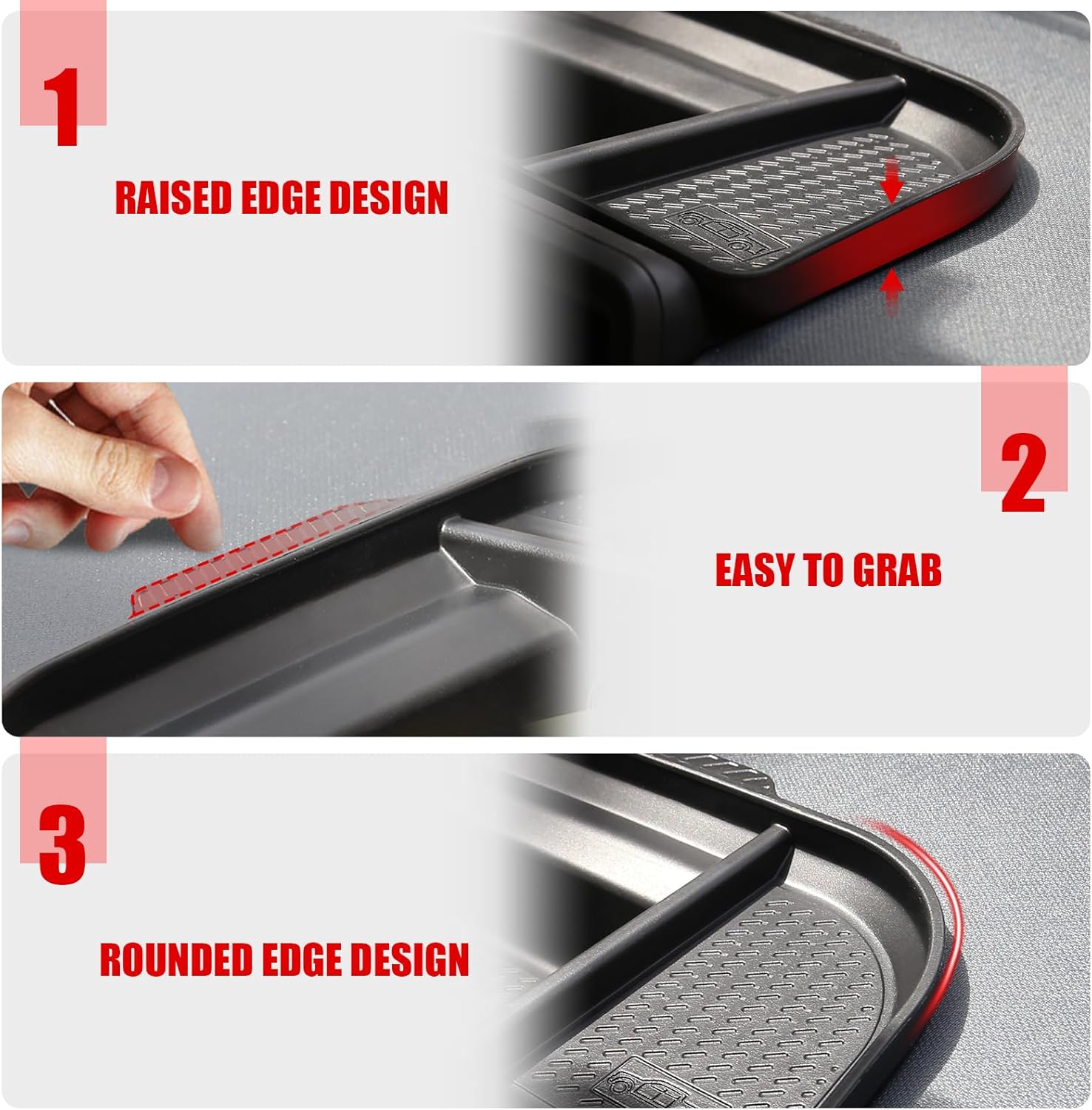 Mabett Dashboard Storage Organizer for Ford Maverick Accessories 2022 2023 2024 (Not fit 2025), Non-Slip Dash Panel Insert Tray fit Maverick Behind Screen